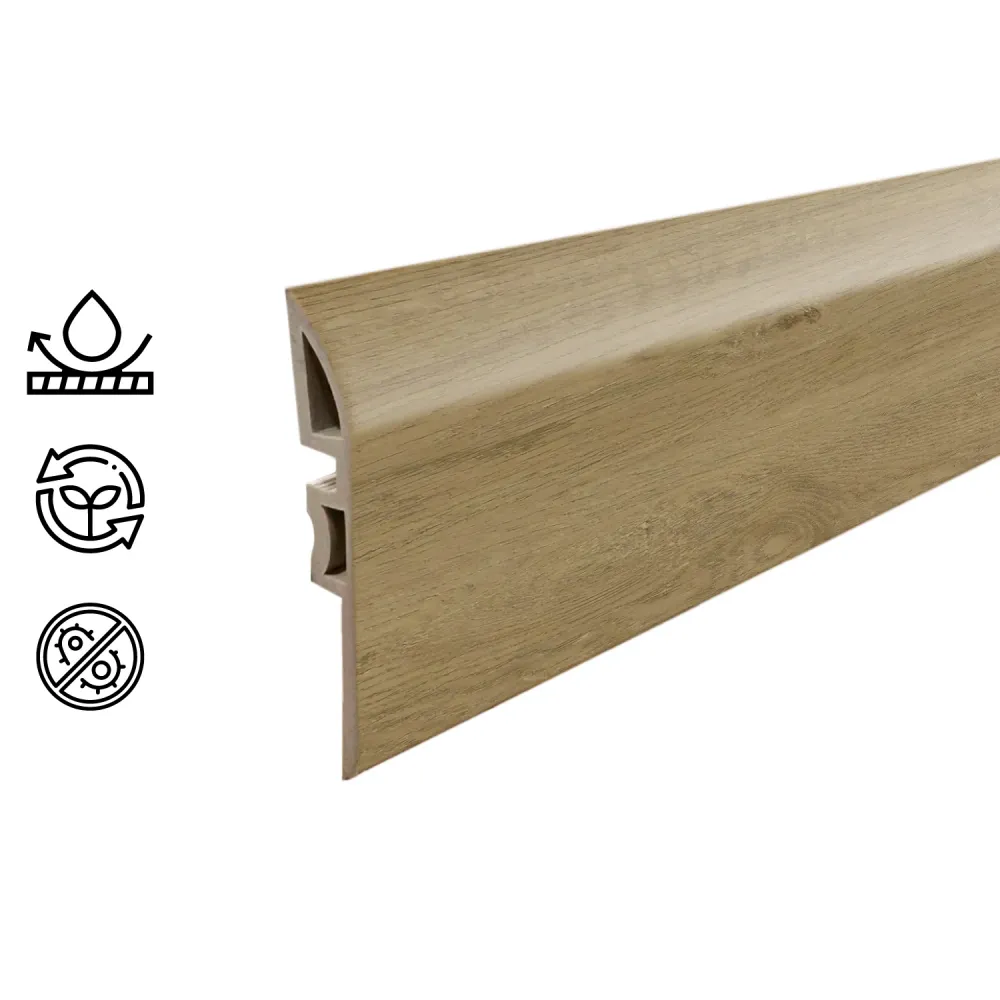 Cubrejunta Reductor Pvc Hoga 2Mt x 45mm Abedul Hogadepot