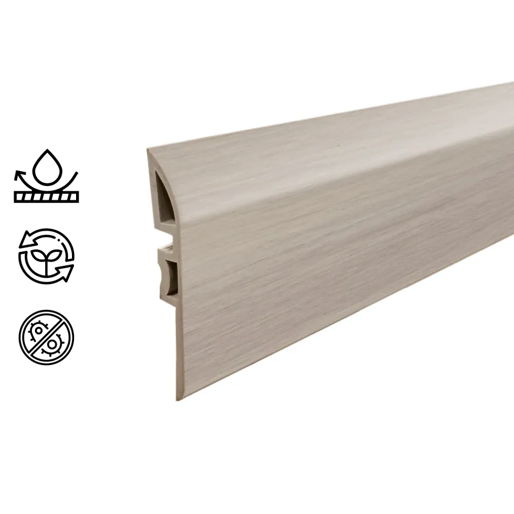 Cubrejunta Reductor Pvc Hoga 2Mt x 45mm Blanco Hogadepot
