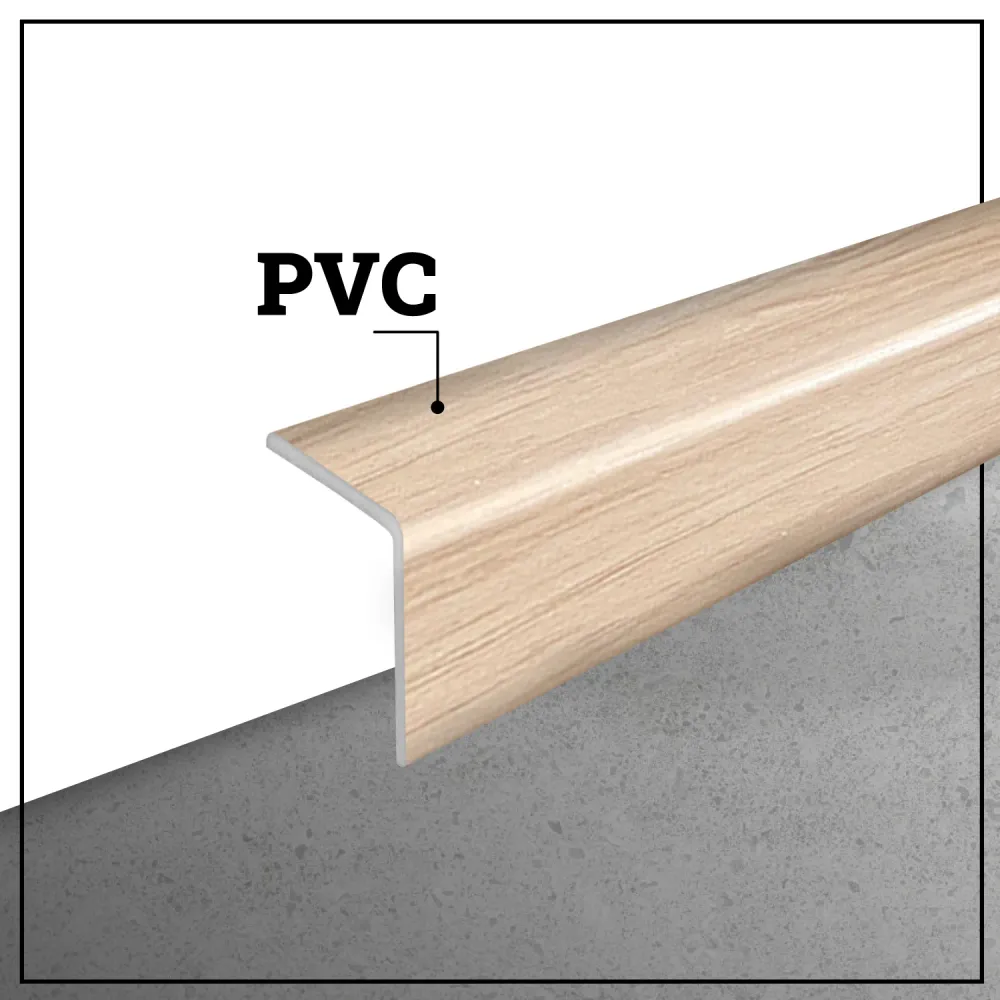 Pack 2unds Perfil Angulo Terminación Wall Panel 30mm x 2,9Mt Café Claro Hogadepot