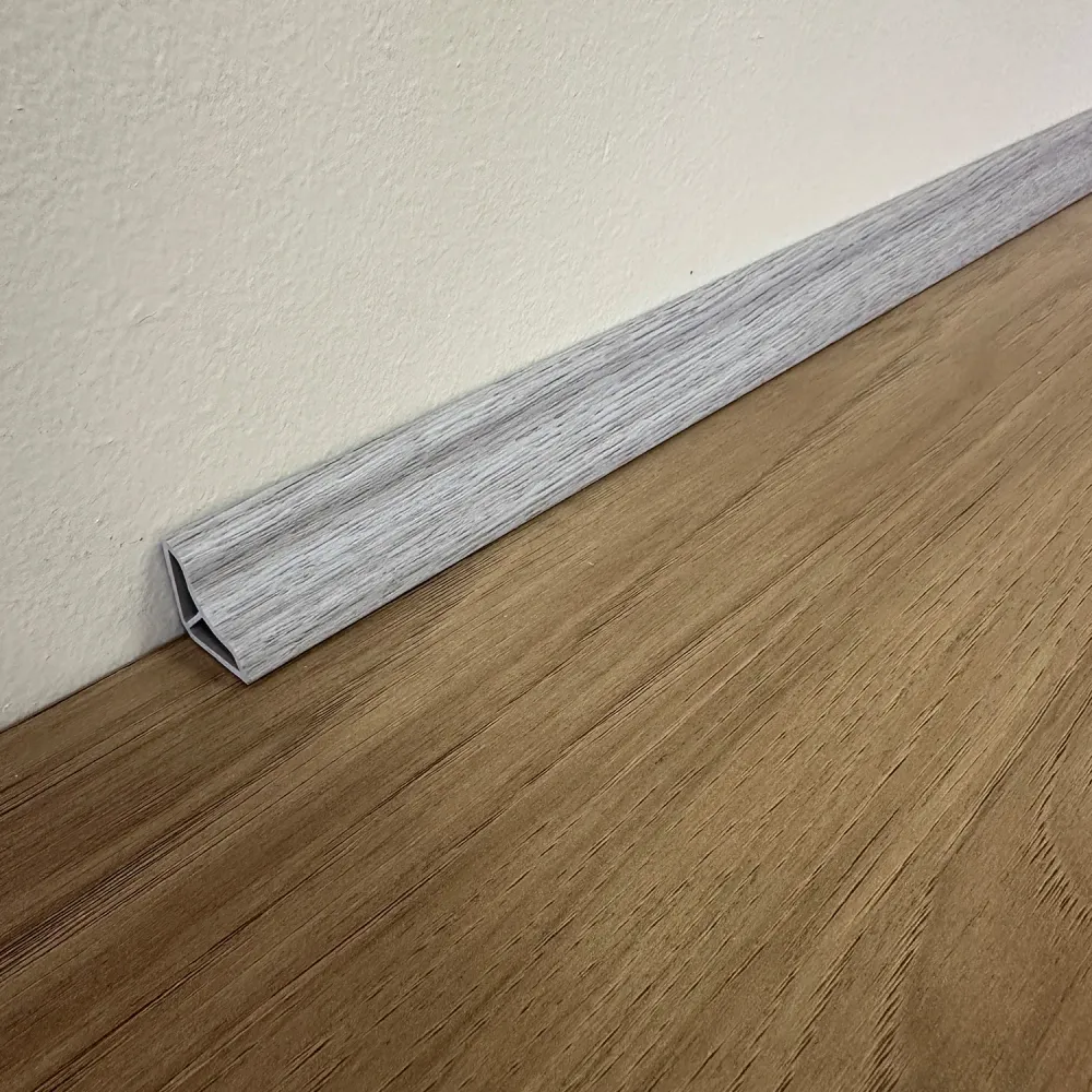 Pack 5 Unidades Cuarto Rodón Concavo 2mt Gris Acero Hogadepot