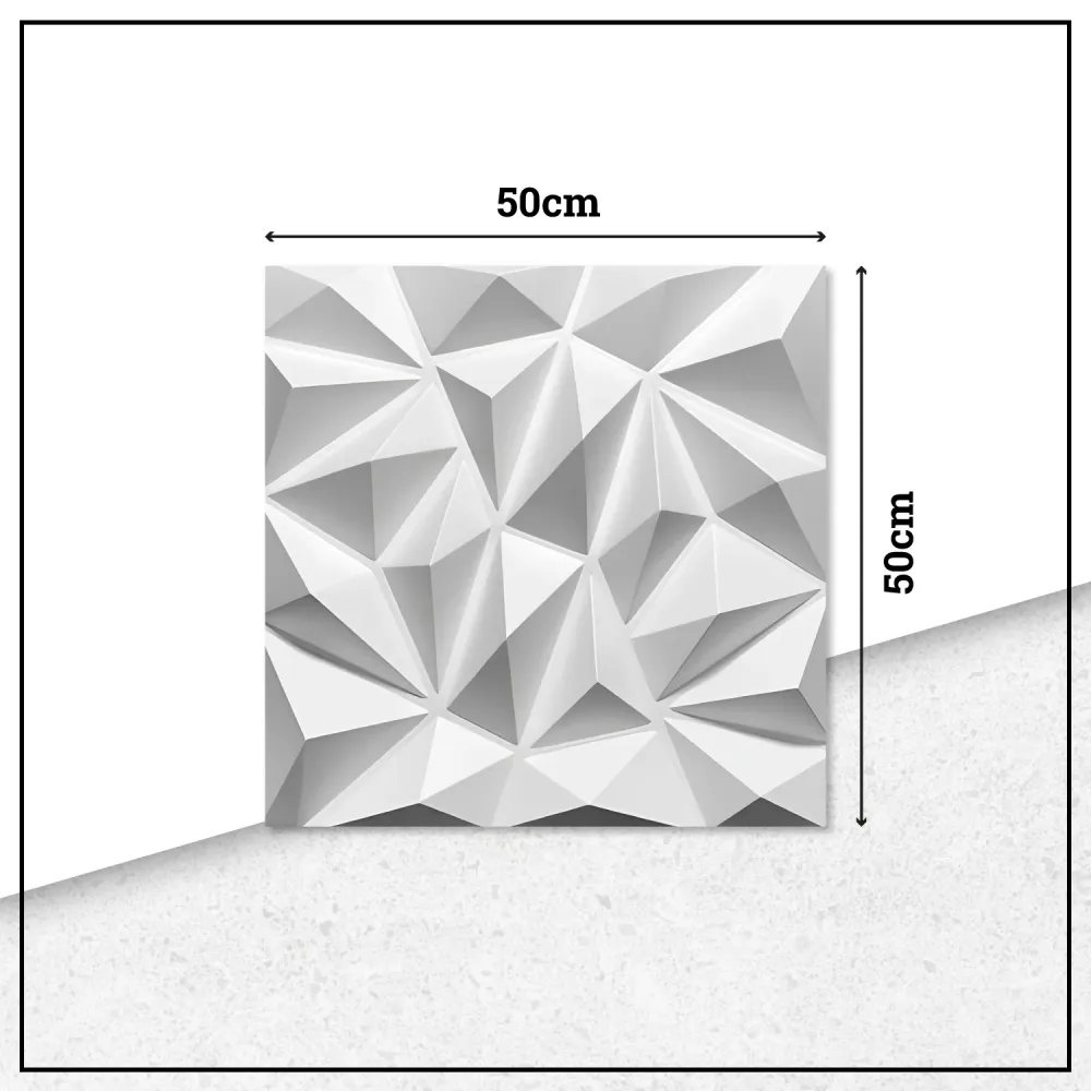 Panel Pared 3D Pvc Diamante Hogadepot