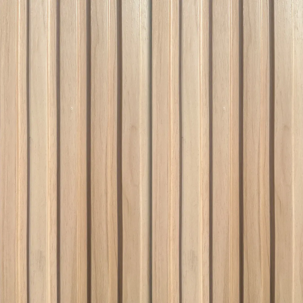 Panel PVC Revestimiento Muros y Cielos 2,6mt X 16cm X 24mm Café Claro Hogadepot
