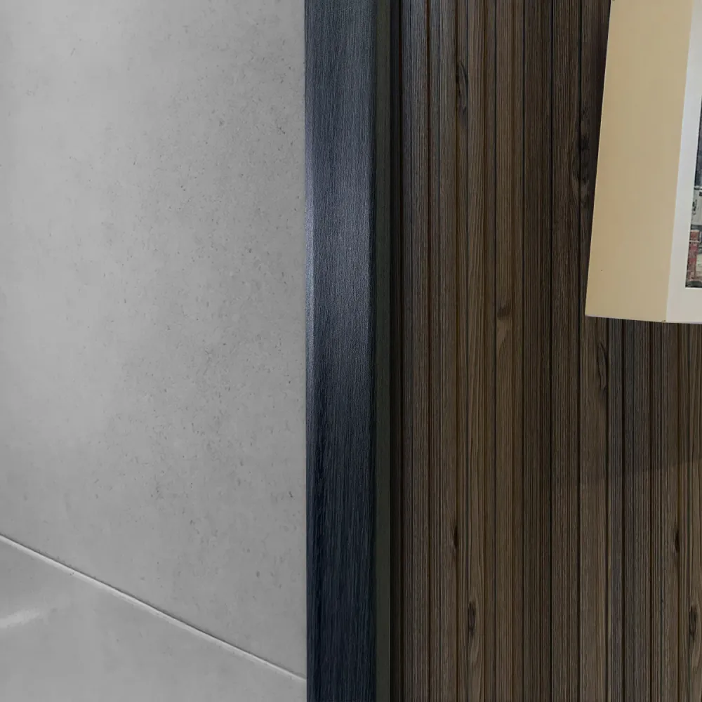 Perfil Angulo Terminación Wall Panel 30mm X 2,6mt Gris Hogadepot