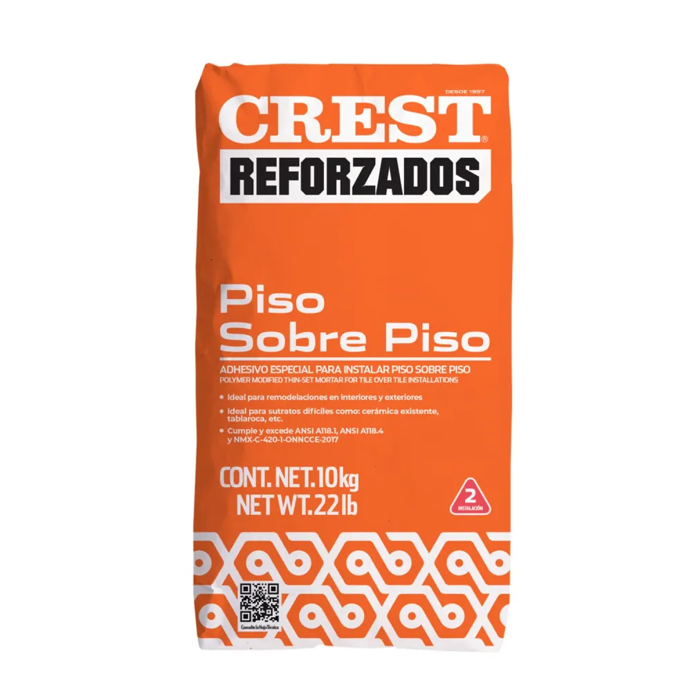 CREST REFORZADO PISO SOBRE PISO 10KG POR BULTO Home Design México