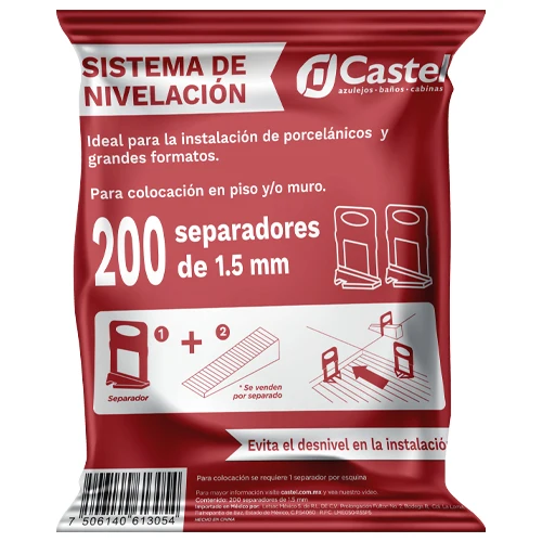SEPARADORES NIVELANTES 1.5 MM Home Design México