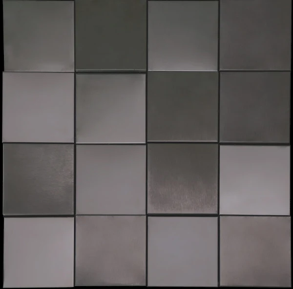 MOSAICO DE CRISTAL CUBIC TITANIO 8MM MIXTO 30X30 Home Expocenter