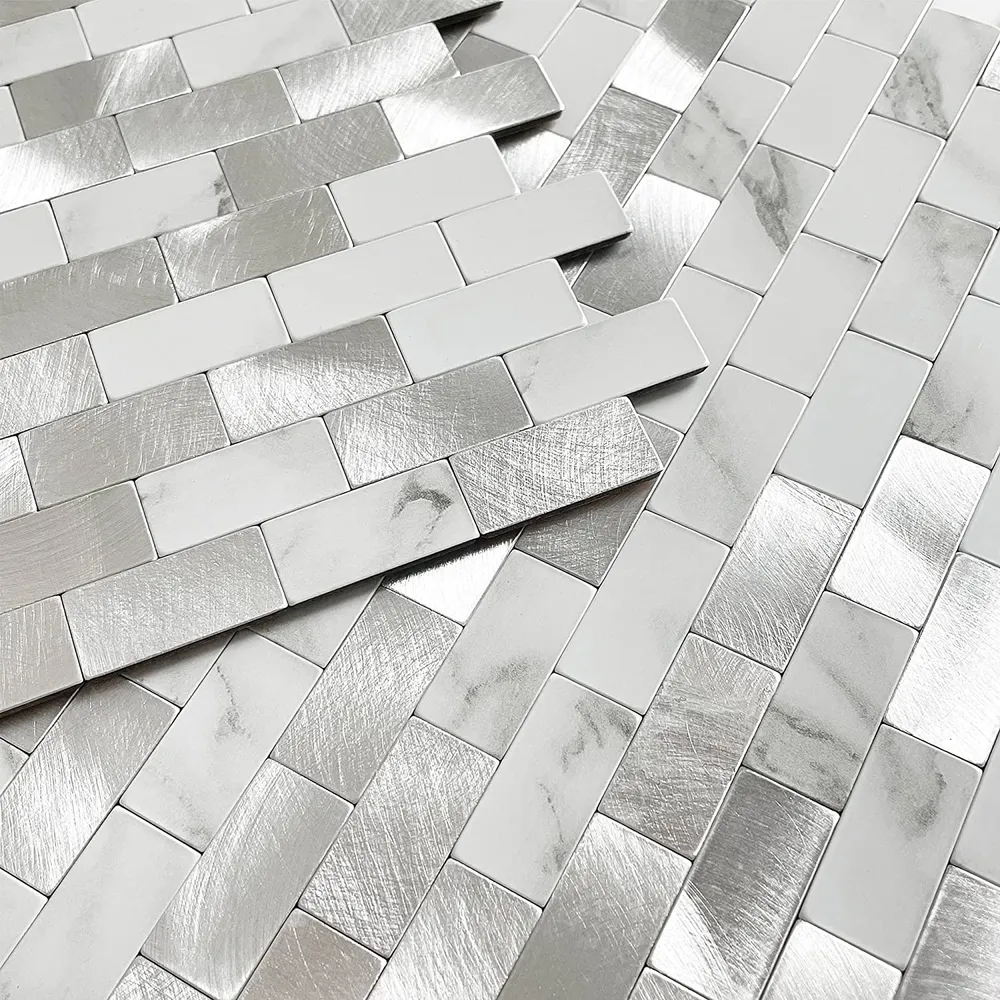 MOSAICO DE CRISTAL STICK EXA NATURAL 4MM VYNIL 30X31.5 Home Expocenter