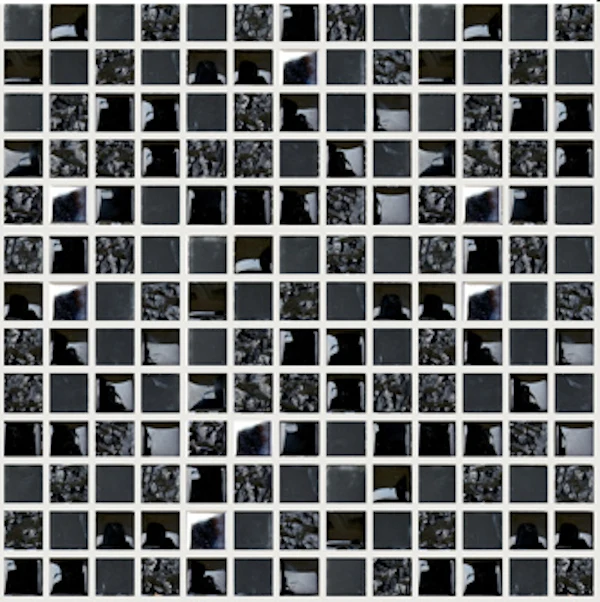 MOSAICO DE CRISTAL TERRA CARBONNI 8MM MIXTO 30X30 Home Expocenter