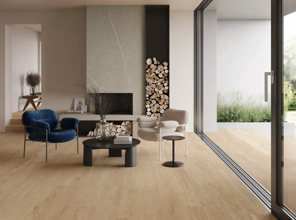 Porcelanato Esmaltado Mate Rectificado 20X150cm Beige Oscuro - Imola Elixir
