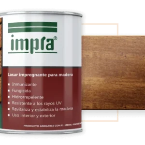 Lasur impregnante madera nogal Un galón Impra