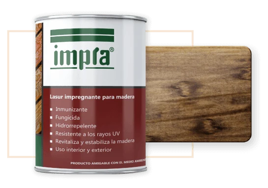Lasur impregnante madera teka Un galón Impra