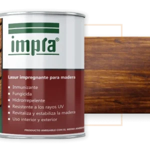 Lasur impregnante madera  jakaranda 1/4gl Impra