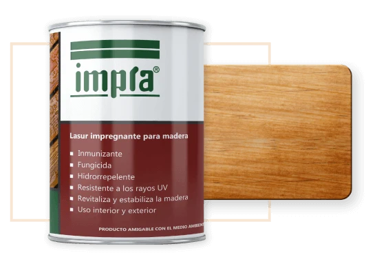 Lasur impregnante madera limba 1/4gl Impra