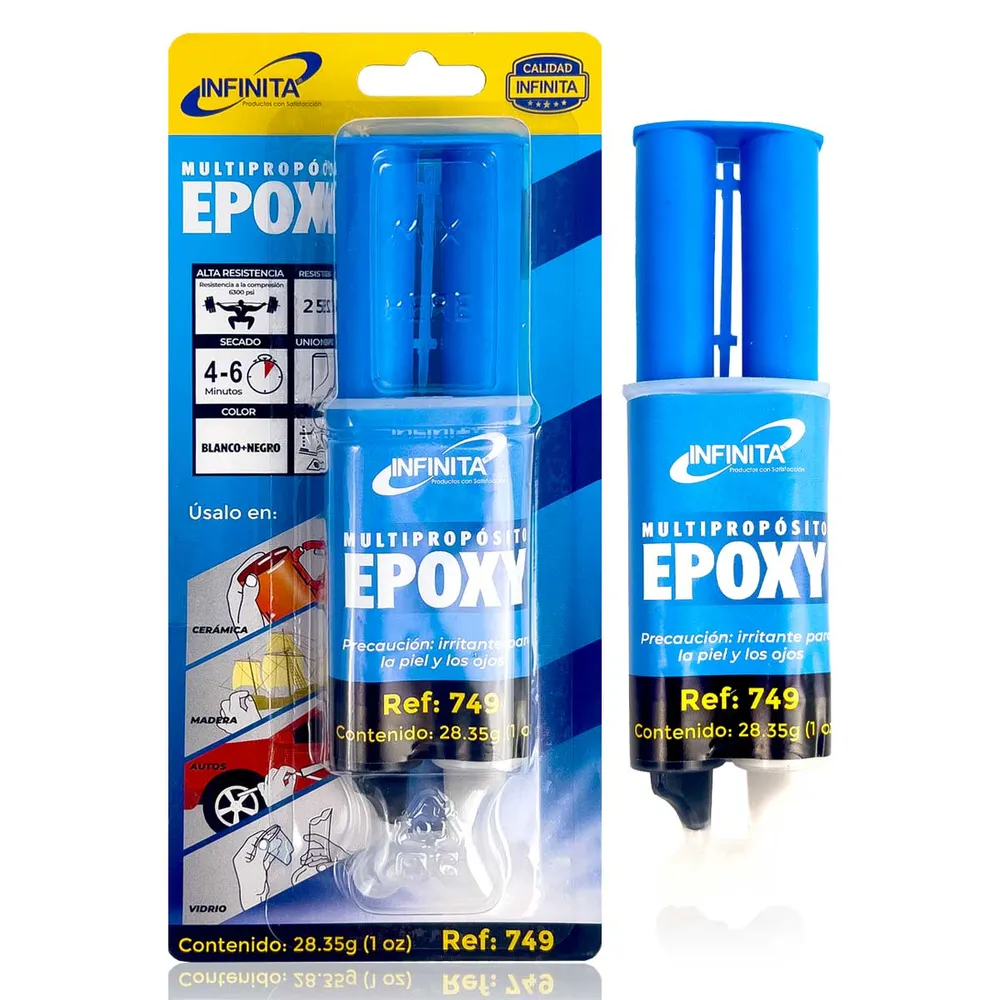 Super epoxy de 2 componentes presentación 25g Infinita