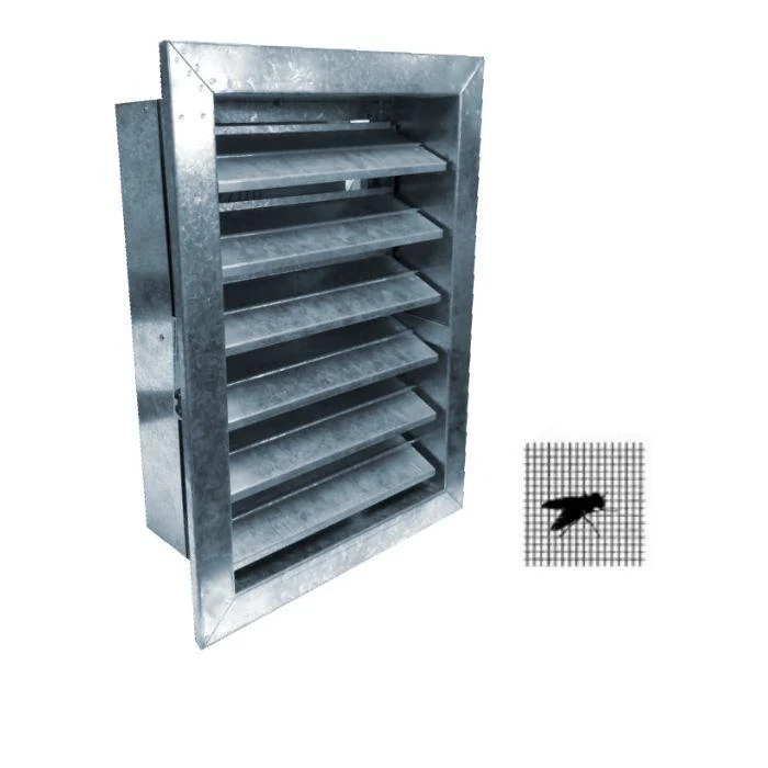 InsectLouv, Rejilla Louver Venta con Malla, MXILV-3129-3128