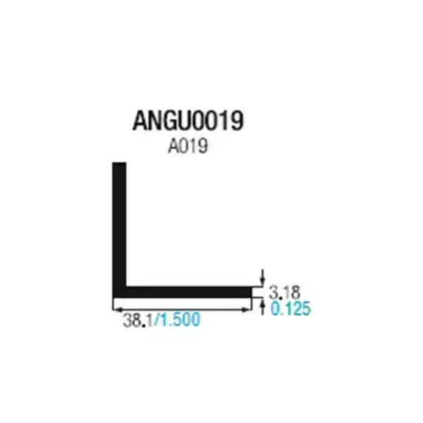 ANGU0019 ÁNGULO ALUMINIO 1 1/2 X 1/8 - A019 INSTA-YA PITALITO