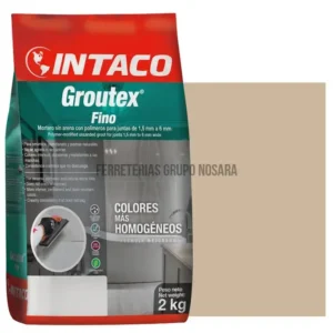 Fragua Groutex sin arena 2 kg Intaco (#34 tan)