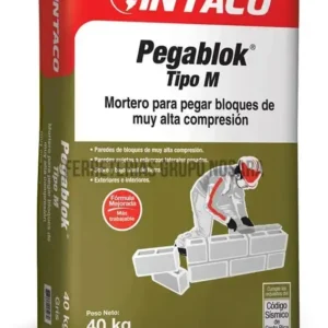 MORTERO PEGABLOCK TIPO M 40KG INTACO