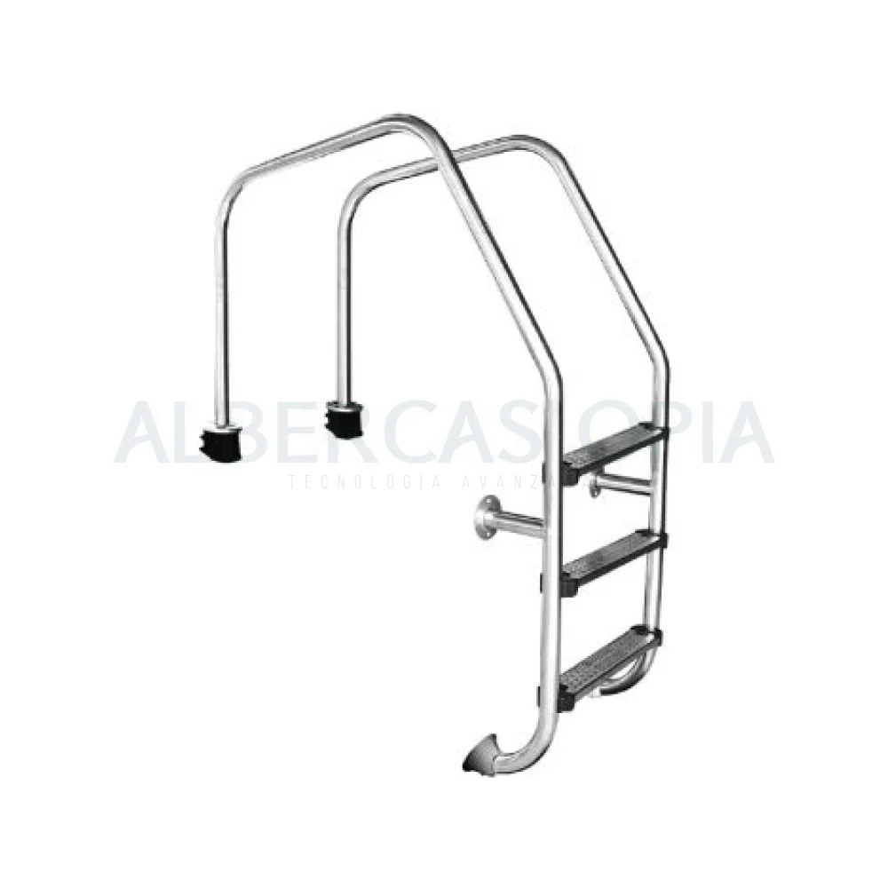Escalera Desborde 3 peldaños antiderrapantes Inter Water