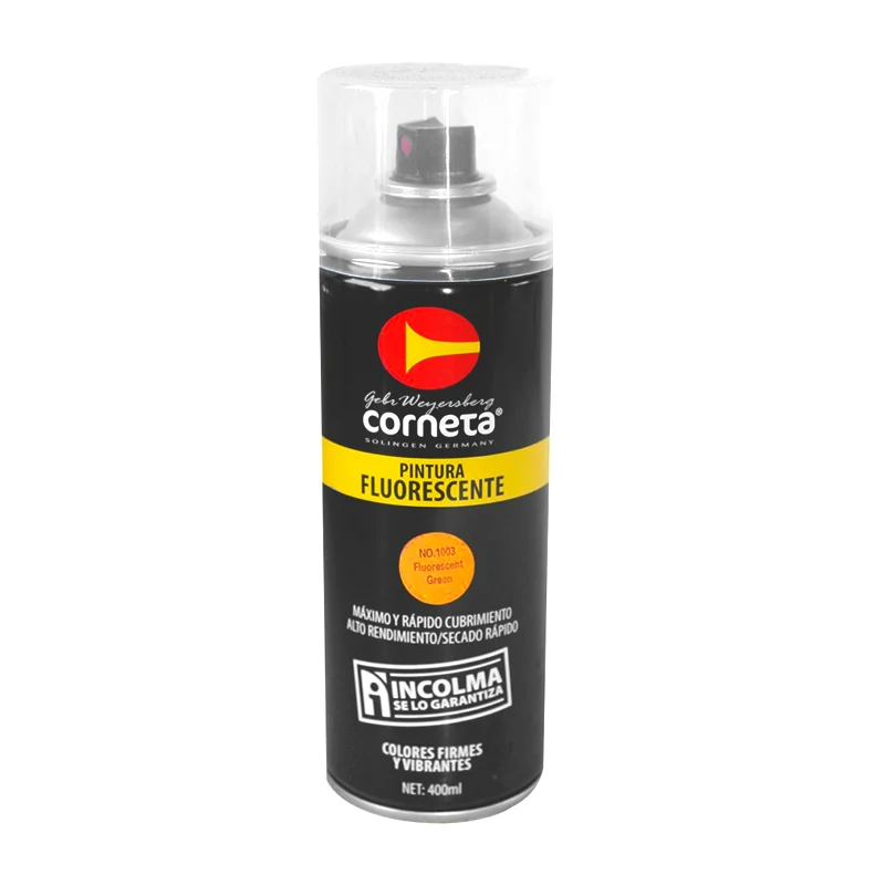 Pintura Spray Corneta Anaranjado Fluor INVERMEC
