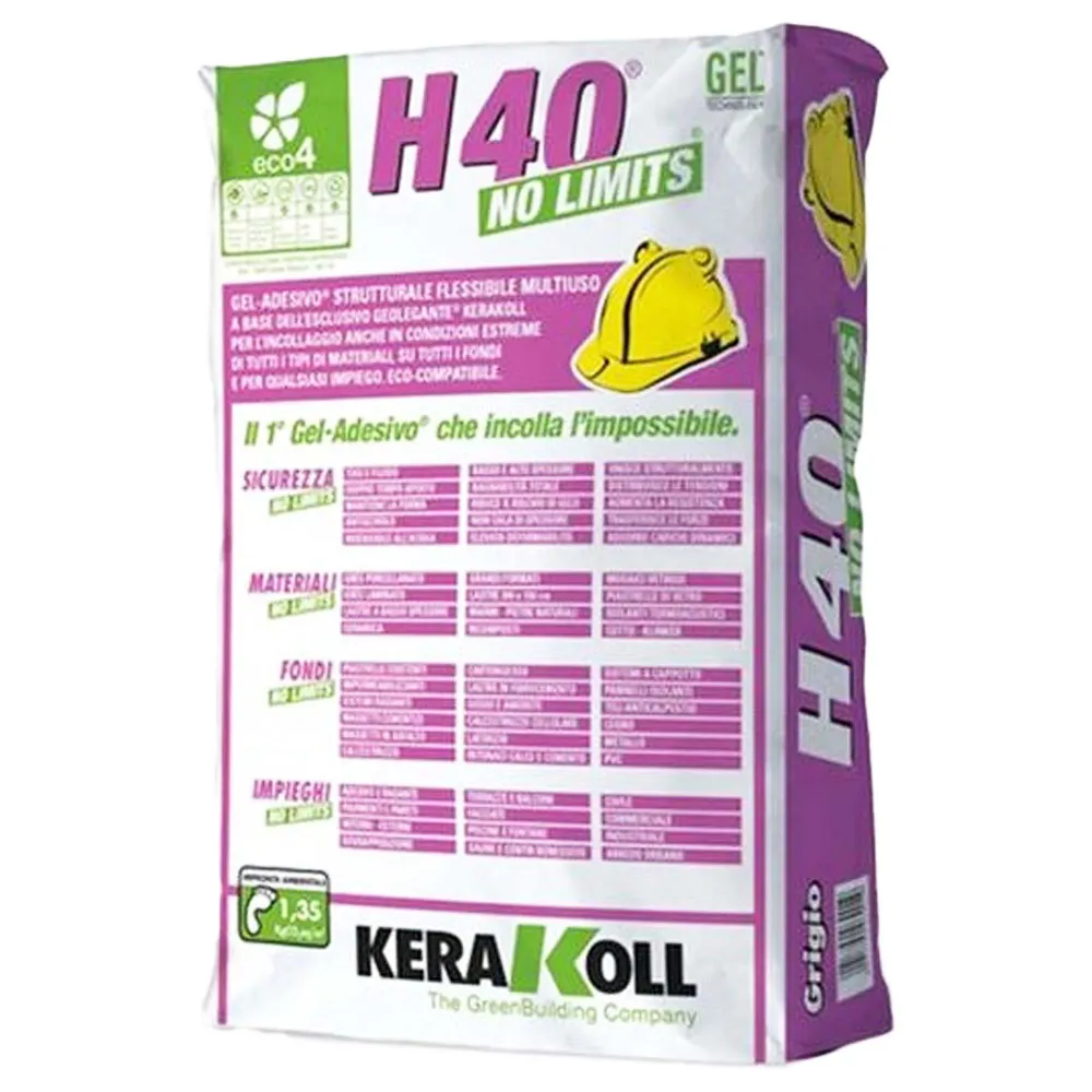 Pegamento Kerakoll H40 Sin límites Blanco
