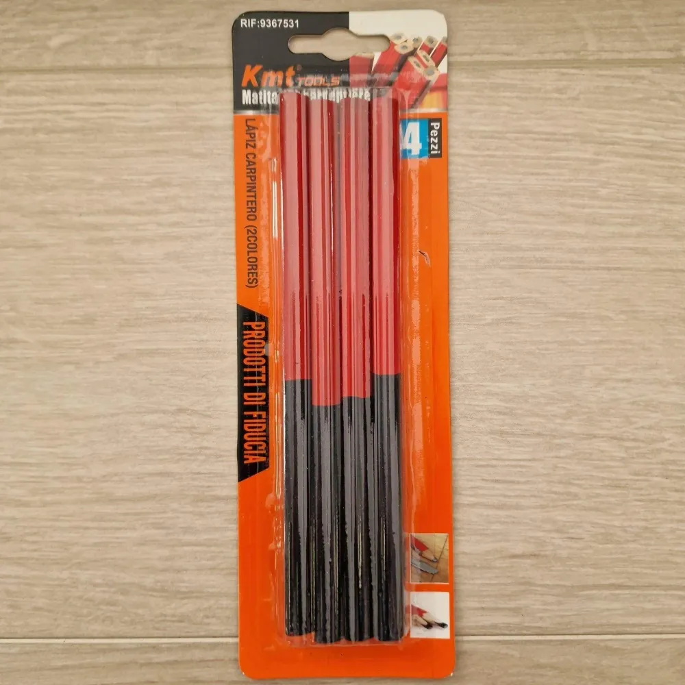 4 Lápices Carpintero Bicolor Kmt Tools