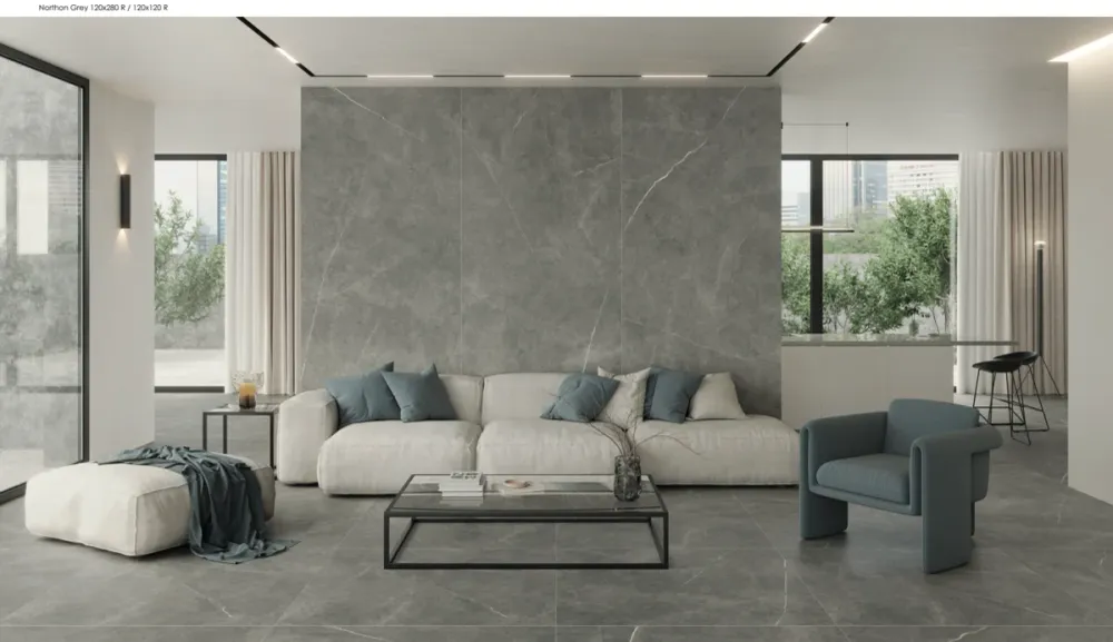 KTL NORTHON GRAN FORMATO SLIM 3ACONORODDPA GREY 120X280 Ktl Ceramicas, S.L.