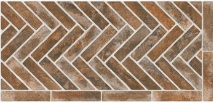 Piso Classic Brick Fd Rojo 45x90 1.62mt (precio por metro) LAMOSA