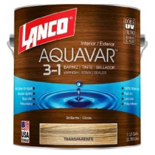 Barniz Aquavar Transparente Galon (Aq1398-4) Lanco