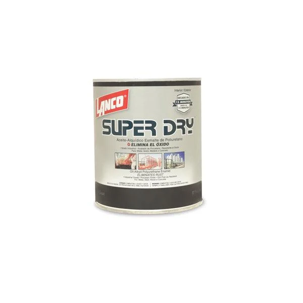 LANCO PINTURA ANTICORROSIVA SUPER DRY NAVY 1/4 GALON