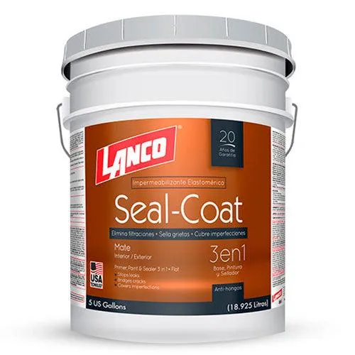LANCO PINTURA BASE SEAL COAT BLANCO 5 GALONES