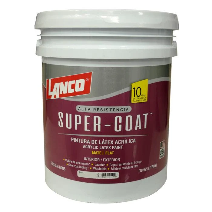 LANCO PINTURA BASE SUPER COAT TINT 5 GALONES