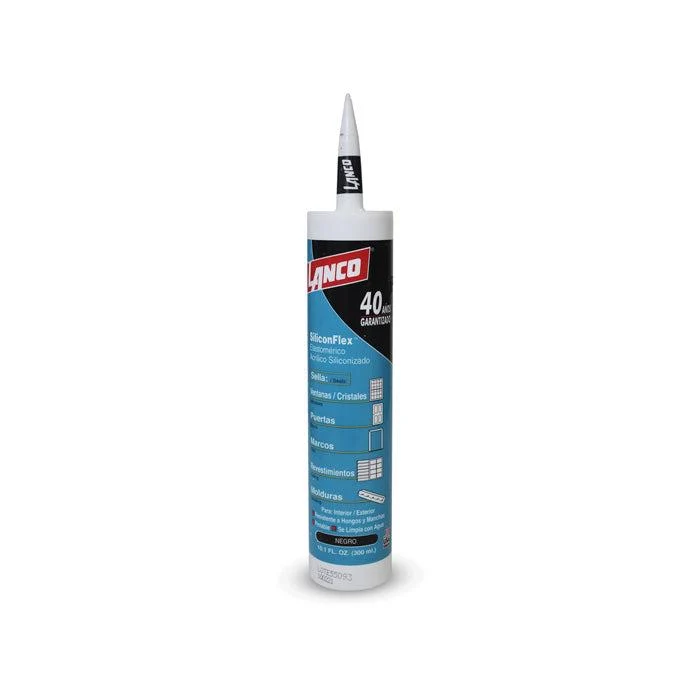 LANCO SILICON FLEX NEGRO 10OZ