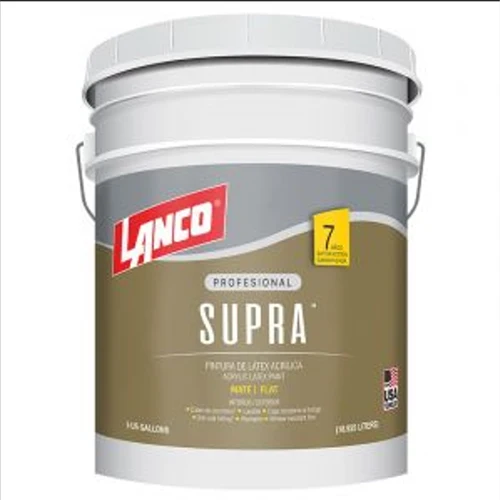 Pintura Supra Latex Blanco Cubeta (Va950-2) Lanco