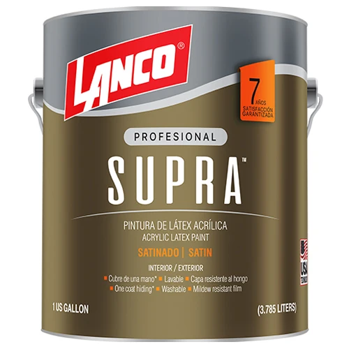Pintura Supra Satinada Pastel Galon (Va3681-4) LANCO