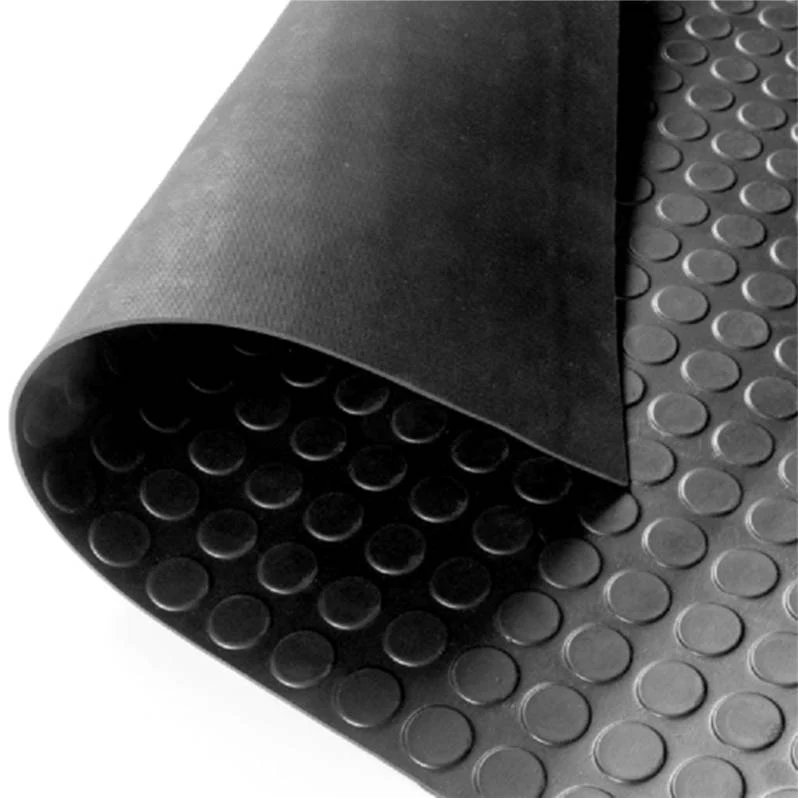 Pavimento Circulos Negro Lestare 3Mm 2,00X15 Metros Rollo