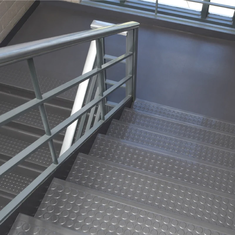Pavimento Circulos Negro Lestare 3Mm 2,00X15 Metros Rollo