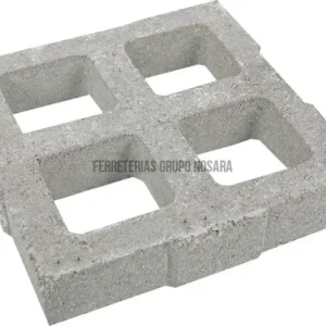 BLOCK ZACATE 30 X 45 X 10 GRIS LIBRE