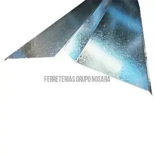 Cumbrera galvanizada #28 (0.32 mm) 30cm x 1.83 metros LIBRE