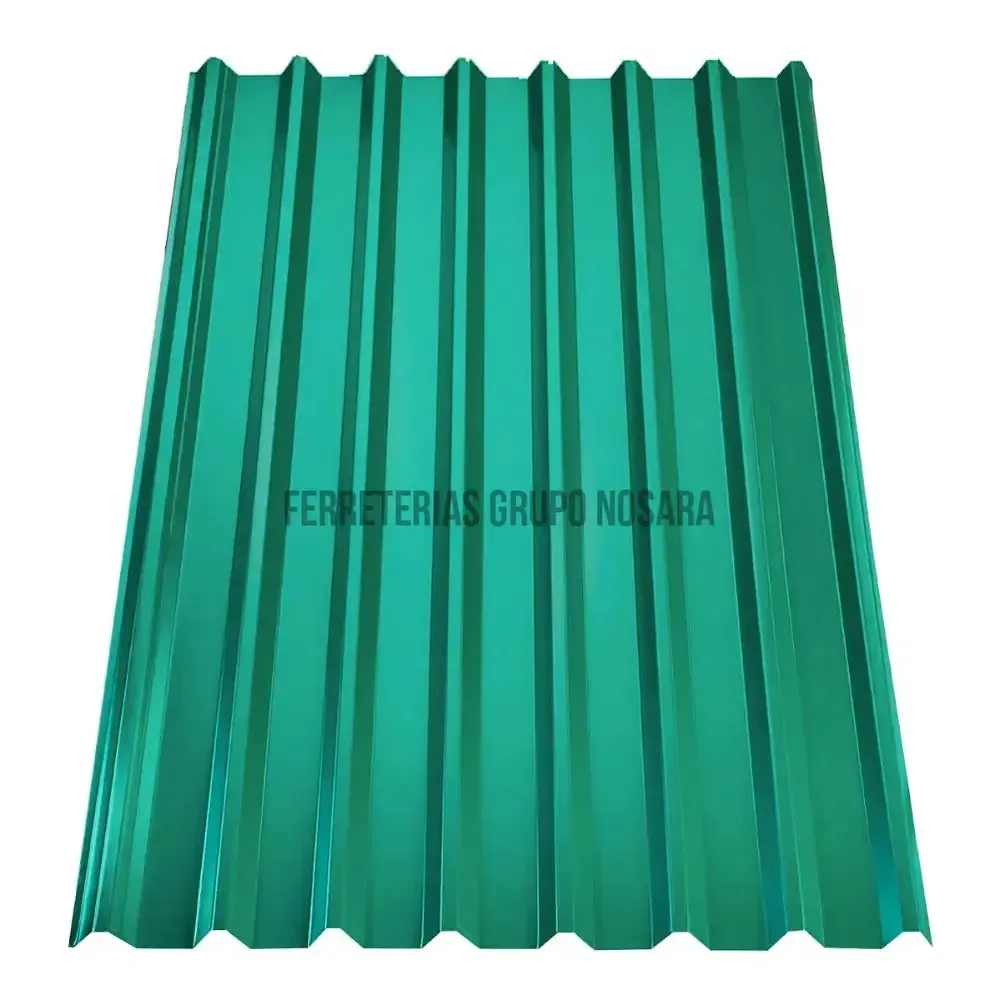 LÁMINA TECHO ESTRUCTURAL VERDE #28, 1.07 X 3.66 X 0.35 ALUTEC LIBRE
