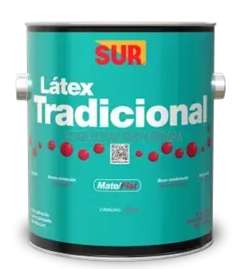 Pintura mate Tradicional 2800 cuarto (1/4) Sur 0280093014 (base pastel) LIBRE