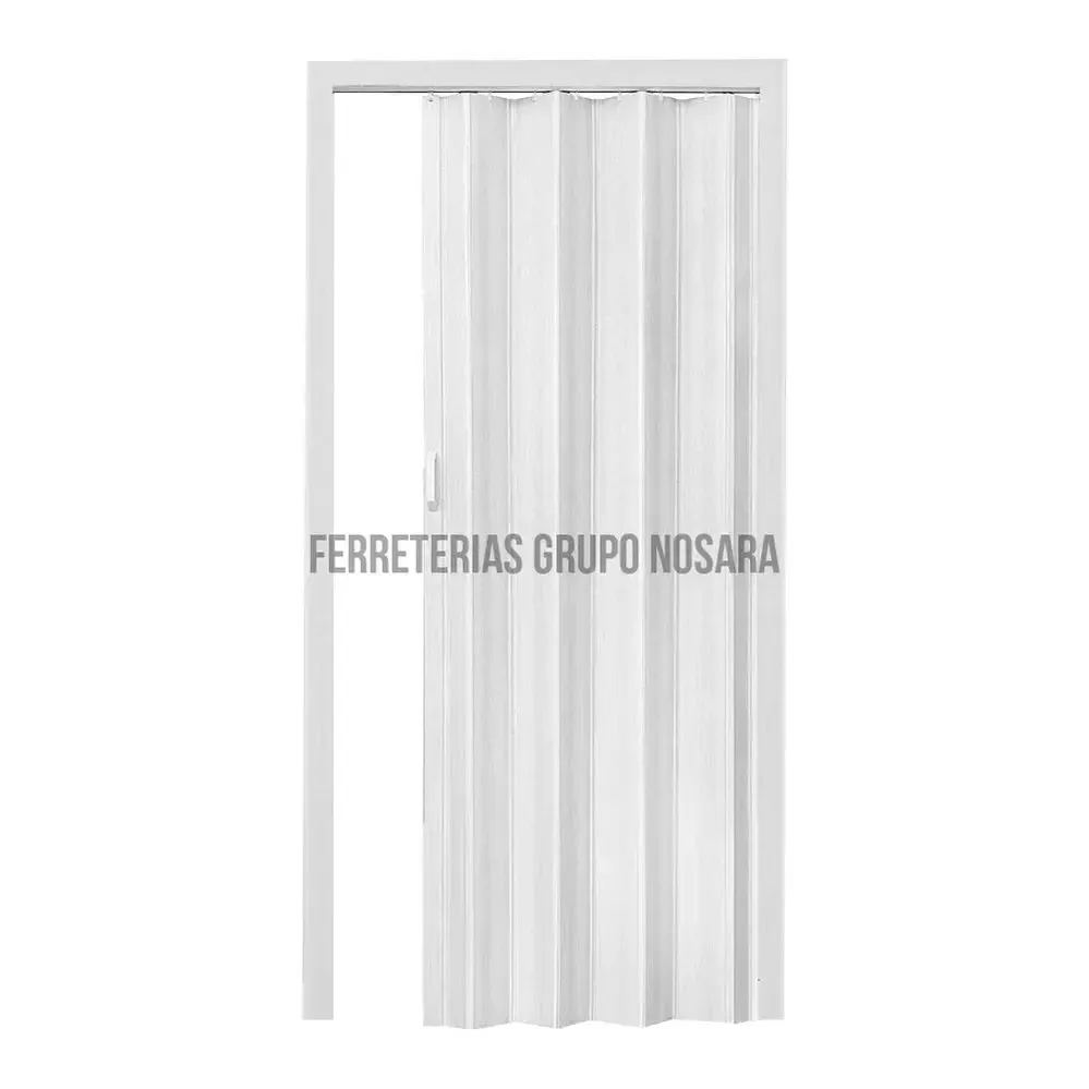 PUERTA PLEGABLE BLANCA 91 X 210 CM MILANO HOGGAN LIBRE