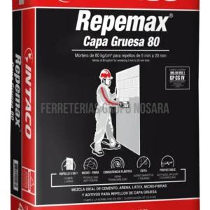 REPEMAX CAPAGRUESA 80XA-W2 40KG GRIS LIBRE