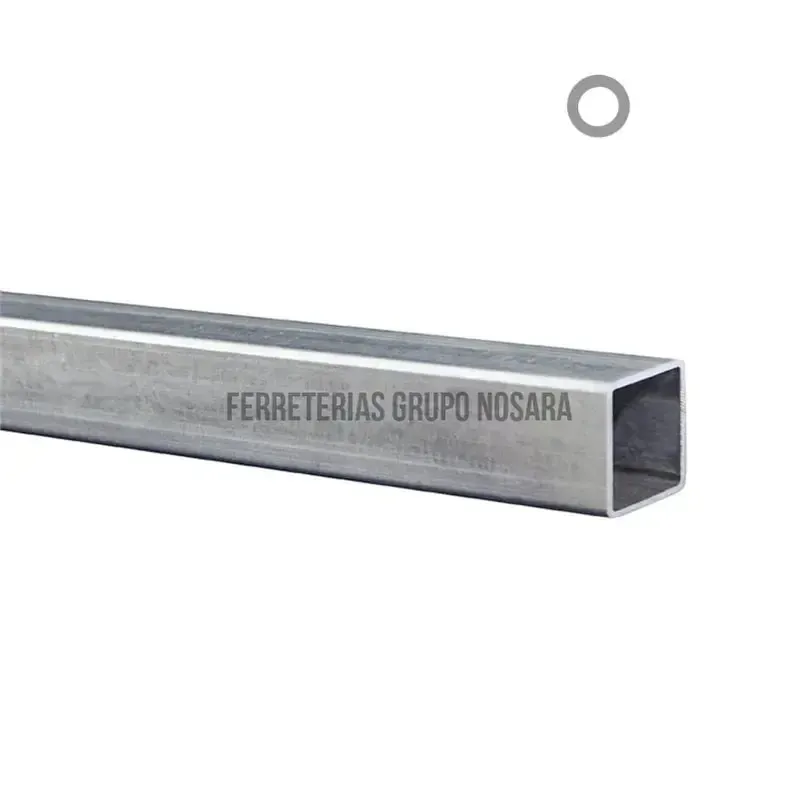 TUBO CUADRADO ESTRUCTURAL HIERRO GALVANIZADO 3" X 3" ( 72 X 72 X 1.80 mm ) 6 m LIBRE