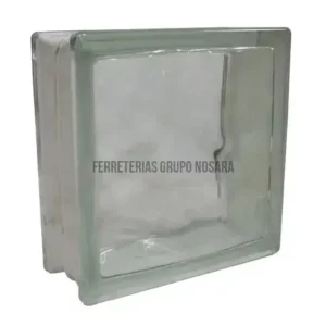 VIDRIO BLOCK CLOUDY CLEAR JH001 / 19 x 19 x 8 cm LIBRE
