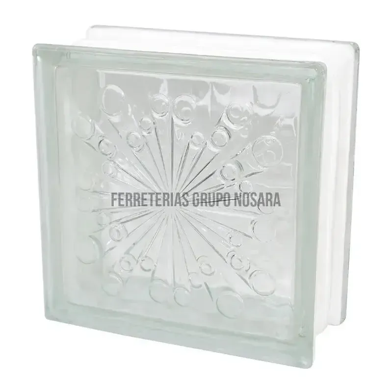 VIDRIO BLOCK METEOR JH024 / 19 x 19 x 8 cm LIBRE