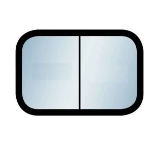 Ventana lateral Lippert serie 8800 de 61 x 38 cm (24 x 15 pulgadas), tintada G20, marco negro Lippert Components