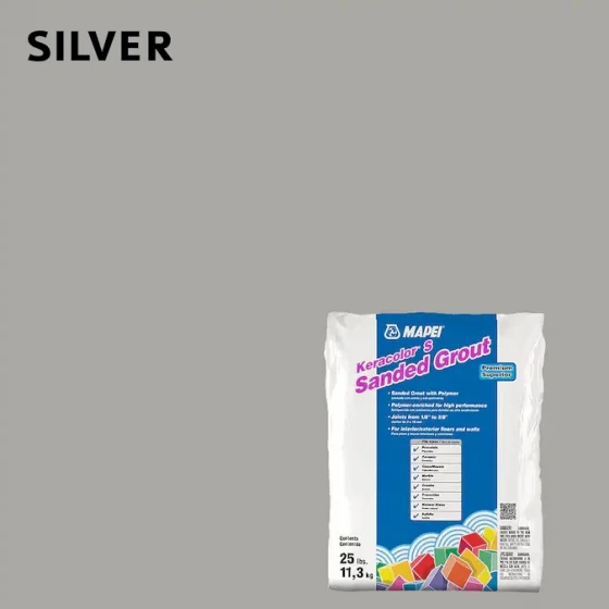 Lechada Con Arena Y Polimero - Mapei Keracolor S Silver 25Lbs