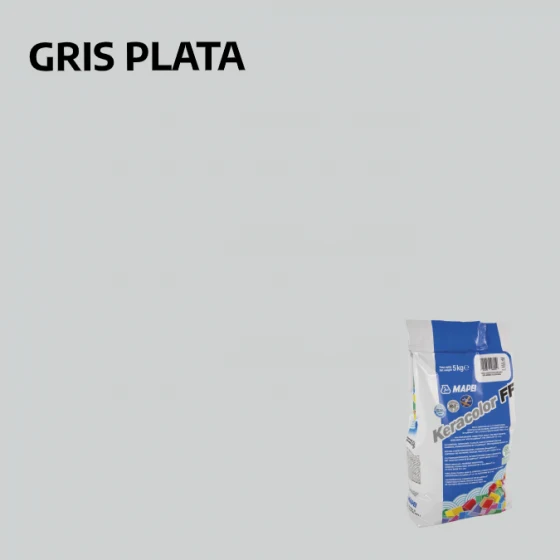 Lechada - Mapei Keracolor FF Gris Plata 5Kg