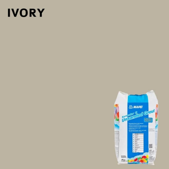 Lechada Sin Arena Y Con Polimero - Mapei Keracolor U Ivory 25Lbs